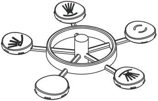 Hansgrohe Verbrauchersymbole Griff Axor , 95237000 95237000