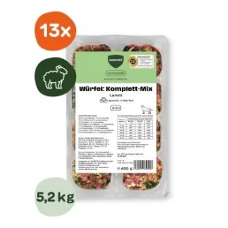 BARFER'S Würfel: Komplett-Mix Lamm 13x400 g