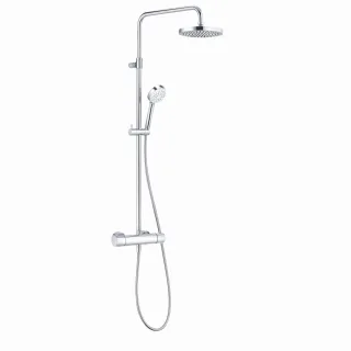 Kludi LOGO Thermostat Dual Shower System chrom, 6809505-00 6809505-00