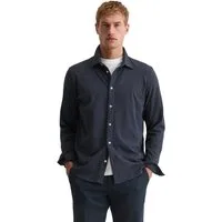 Marc O'Polo Langarmhemd regular fit aus reiner Bio-Baumwolle Jerseyhemd