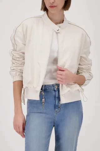 monari - Nylon-Jacke champagne beige - Gr. - 40