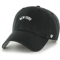 '47 Brand Baseball Cap '47 Brand Cap MLB New York Yankees Base Runner Script CLEAN UP Black (Basecap, Basecap)