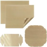 Maximex Backmatte Antihaft-Zuschnitt, Kunststoff (Set, 4-tlg), für runde und eckige Backformen, wiederverwendbar