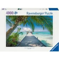 Ravensburger Puzzle Traumstrand auf den Malediven, 4000 Puzzleteile, Made in Germany
