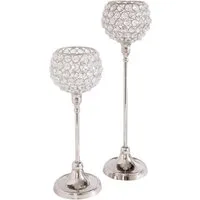 OTTO home Teelichthalter Kristall (Set, 2 St)