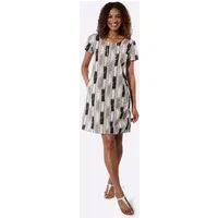 Witt Etuikleid Druck-Kleid Kurzarm