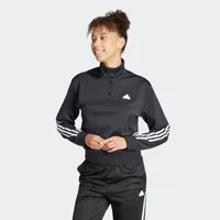 adidas Sportswear Sweatjacke ICONIC WRAPPING 3-STREIFEN SNAP TRACK