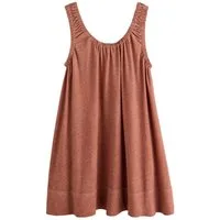 Next Jerseykleid Minikleid mit U-Ausschnitt und Waschung (1-tlg)