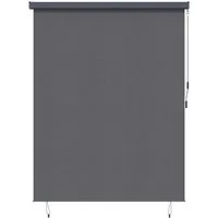 Rollo Rollo Anthrazit 220 x 250 cm Stoff und Aluminium, vidaXL