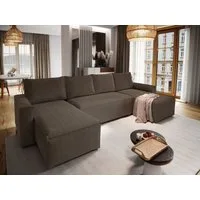 Masseno Ecksofa ASPRA mit Schlaffunktion U-Form, Sofa mit Bettkasten