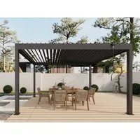 KONIFERA Pavillon Pergola Alhambra Steel, verschiedene Größen, ohne Seitenteile