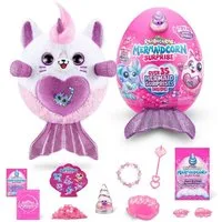 ZURU Plüschfigur Rainbocorns Serie 7 - Meerjungfrau Meribella Kätzchen - 28 cm