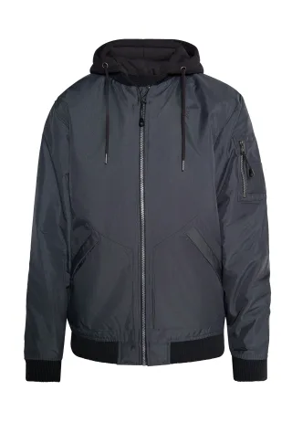 TUFFSKULL Bomberjacke Herren Holzkohle