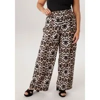 Aniston PLUS Schlupfhose in trendigem Leoprint