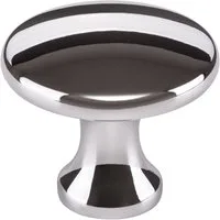 SO-TECH® Möbelknopf Schrankknopf DENISE Ø 29 mm Höhe 25 mm (1-St), Zinkdruckguss, Chrom poliert, inkl. Befestigungsschraube
