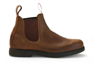 Rossi 607 Booma Chelsea-Stiefel aus rustikalem braunem Leder