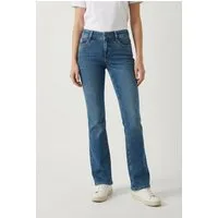MAC Bootcut-Jeans DETROIT flared Aufwendig gearbeitete Details an den Vordertaschen