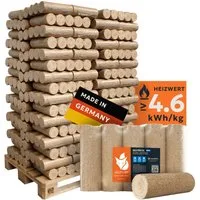HEIZFUXX Holzbriketts Nestro XL Blue, 960 kg, (Palette, 96-St)