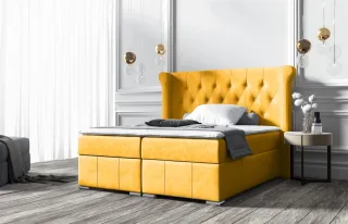 Boxspringbett Schlafzimmerbett BUGRA 140x200cm in div. Farbvarianten