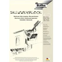 Folia Zeichenpapier, glatte Oberfläche, 50 Blatt