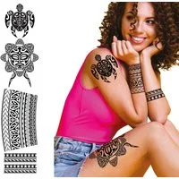 Fiestas Guirca Kostüm, Hawaiische Tribal Tattoos Sommer Kollektion Weltkulturen Fantasievolle