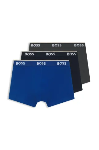 BOSS Menswear Black - Trunk 3P Power Open Blue - Gr. - M