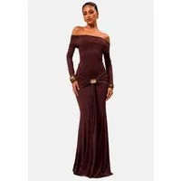 Moda Minx Jerseykleid Samantha Off Shoulder Dress im schulterfreien Design