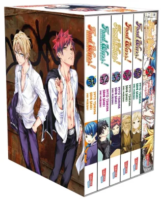 Food Wars - Shokugeki No Soma Bände 31-36 im Sammelschuber mit Extra: Heiße Koch-Action im Internat ? Mit Rezepten zum Nachkochen (Food Wars - ... der besten Kochschule der Welt!)