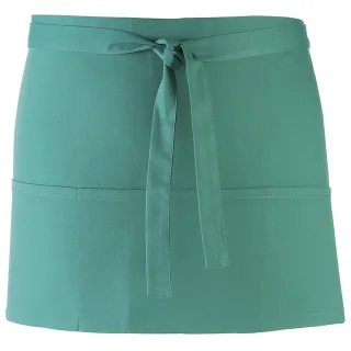 Premier Ladies/Womens Colours 3 Pocket Schürze (2er-Pack) (Smaragd)