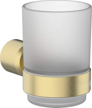 Neuesbad Serie 200 Becher zur Wandmontage, Gold gebürstet NB1DEADAR9111