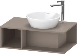 Duravit D-Neo Konsolenwaschtischunterbau wandhängend Basalt Matt 800x480x260 mm - DE493804343 DE493804343