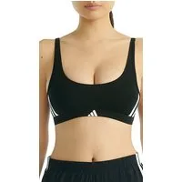 adidas Sportswear Bralette Sport Active Essentials Cotton 3 Stripes weich, dehnbar und leicht, Jacquard-Logo-Träger