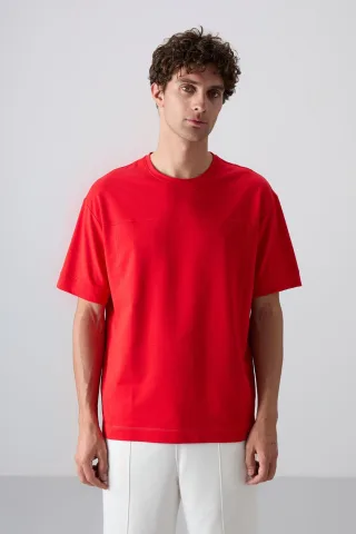 Oversized Rundhals-T-Shirt