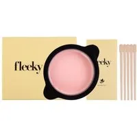 fleeky Enthaarungswachs Mikrowellen Wax Kit, inkl.Holzspatel, Sanftes Warmwachs für gründliche Haarentfernung an Gesicht & Körper