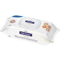 PAUL HARTMANN AG Bode Mikrobac Tissues Desinfektionstücher, Flowpack, 80 Tücher Feuchte Allzwecktücher (1 x 80 Stück farbstoff- und parfümfrei)