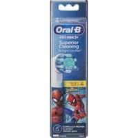 Oral-B Kids Spiderman 4er Pack, Aufsteckbürste weiß