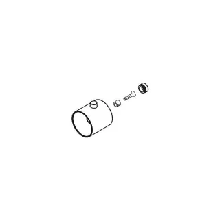 hansgrohe Thermostatgriff Axor Aufputz chrom 39398000