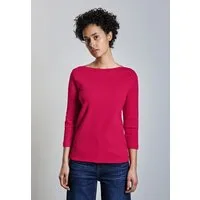 STREET ONE 3/4-Arm-Shirt aus softem Materialmix