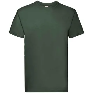 Fruit of the Loom - "Super Premium" T-Shirt für Herren/Damen Unisex (Flaschengrün)