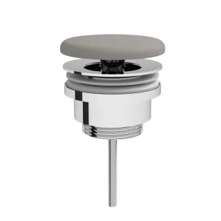 VitrA Zubehör Schaftventil mit Ventildeckel aus Keramik Steingrau Matt mit VitrA Clean,6392L476-0159 6392L476-0159