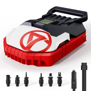 WaveRite 20PSI Air Pump for Paddle Board, High Pressure Electric Air Pump for Paddle Board Inflator and Deflator with 12