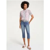 heine Klassische Bluse Druckbluse Kurzarm
