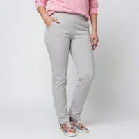 Aurela Damenmode Stretch-Hose Damen Leggings Schlupfhose mit Komfort Bund High Waist mit breitem Gummibund