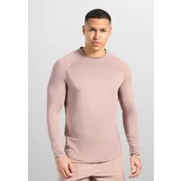 Smilodox Longsleeve Powerfit, Slim Fit Atmungsaktives Langarmshirt Schnelltrocknendes strapazierfähiges Funktionsshirt, Sport Laufen Gym