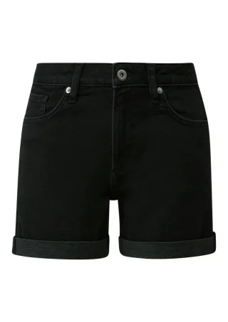 Q/S designed by - Denim-Shorts schwarz - Gr. - 42
