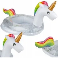 Festivalartikel Schwimmring Aufblasbarer Einhorn-Schwimmring mit Sitz für Kinder