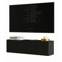 Selsey TV-Schrank VELDIO TV-Hängeboard mit Riffel-Optik, Schwebendes Design, 100 / 200 / 300 cm