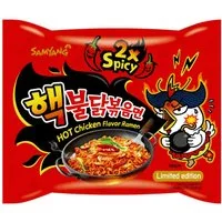 Samyang Nudeln, 1 x 140 g, Buldak 2xSpicy Hot Chicken Flavor Ramen