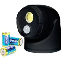 Northpoint LED Wandstrahler LED Batterie Spot Strahler Flutlicht Bewegungsmelder inkl. D-Batterien