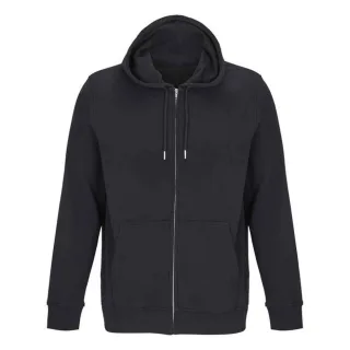 SOLS - "Calipso" Hoodie mit durchgehendem Reißverschluss für Herren/Damen Unisex (Schwarz)